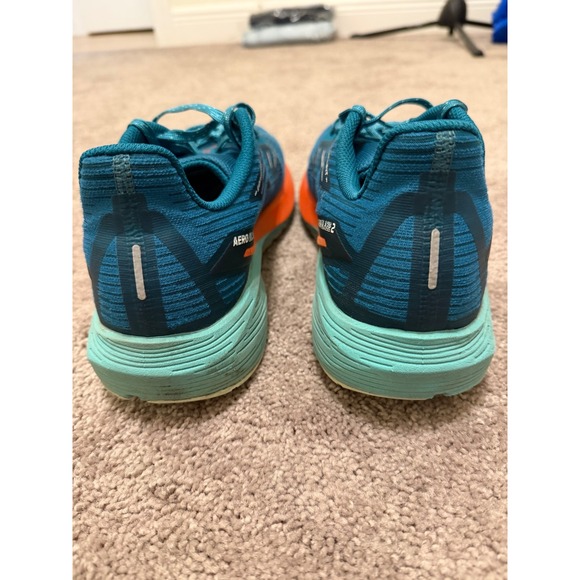 Salomon Aero Blade 2‎ Men's Blue Orange Running Shoes Art 475724 Size 13 - Picture 7 of 10